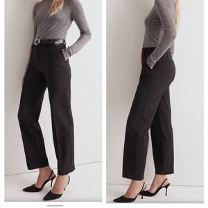 Madewell The Fairbanks Pants Black size 0 NWT